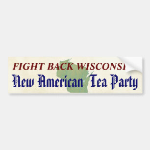 Adesivo Para Carro Lute para trás o tea party americano novo de
