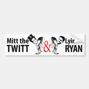Adesivo Para Carro Luva o Twitt e o Lyin' Ryan