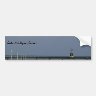 Adesivo Para Carro Luz de Sinalização das Margens do Lago Michigan