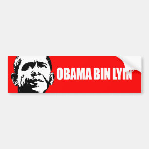 Adesivo Para Carro Lyin da caixa de Anti-Obama - de obama