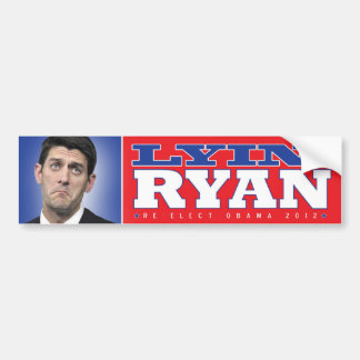 Adesivo Para Carro Lyin Paul Ryan Bumpersticker