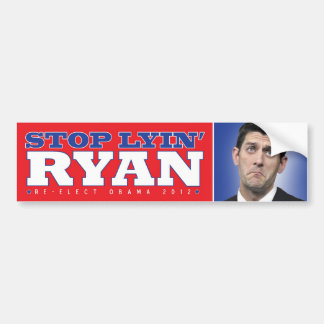 Adesivo Para Carro Lyin Paul Ryan Bumpersticker