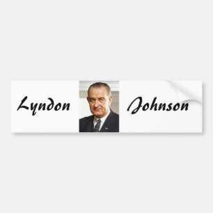 Adesivo Para Carro Lyndon B. Johnson 36º Presidente
