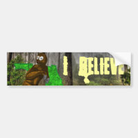 Macaco do pântano eu acredito o autocolante no