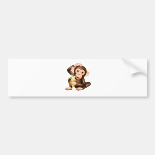 Adesivo Para Carro Macaco pequeno