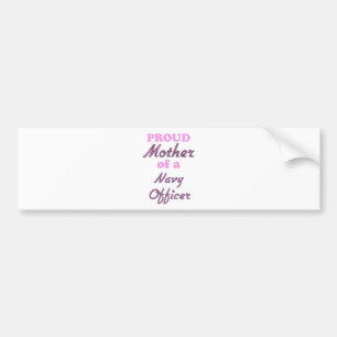 Adesivo Para Carro Mãe orgulhosa de um oficial do marinho