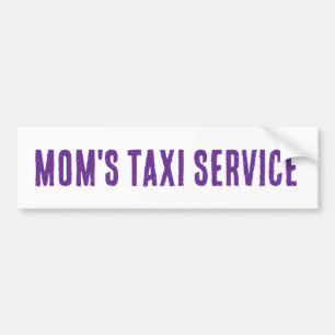Adesivo Para Carro Mãe TXI Vinheta do para-choques de serviço