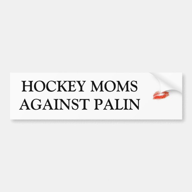 Adesivo Para Carro Mães do hóquei contra Palin (Frente)