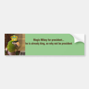 Adesivo Para Carro magia Mike para presidente