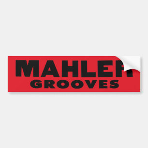 Adesivo Para Carro Mahler Grooves Bumper Sticker