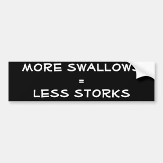Adesivo Para Carro Mais cegonhas dos swallows=Less