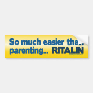 Adesivo Para Carro Mais fácil do que a parentalidade… RITALIN