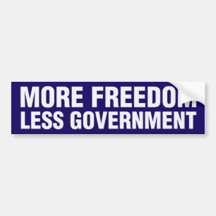 Adesivo Para Carro Mais liberdade Menos Governo