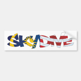 ADESIVO PARA CARRO MALÁSIA DE SKYDIVE DE BUMPER STICKER