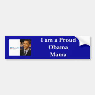 ADESIVO PARA CARRO MAMA AUTOCOLANTE NO VIDRO TRASEIRO DE OBAMA