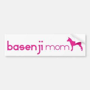 Adesivo Para Carro Mamã de Basenji