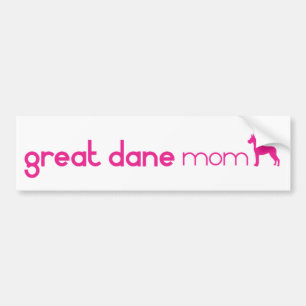 Adesivo Para Carro Mamã de great dane
