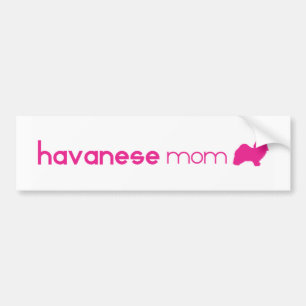 Adesivo Para Carro Mamã de Havanese