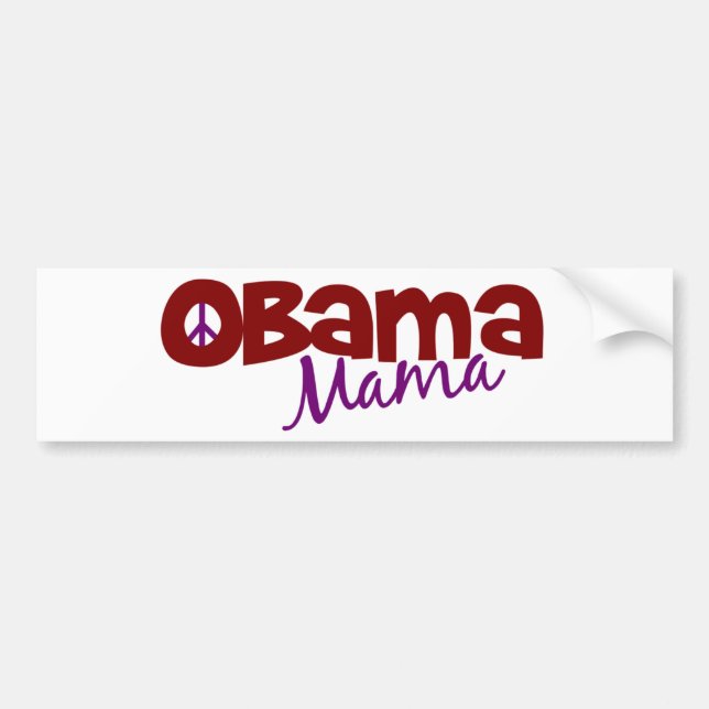 Adesivo Para Carro Mama de Obama (Frente)