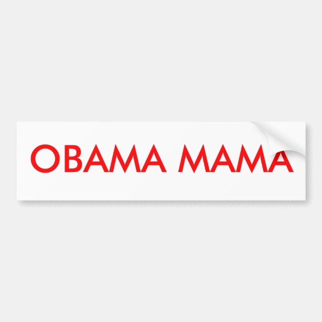 ADESIVO PARA CARRO MAMA DE OBAMA (Frente)