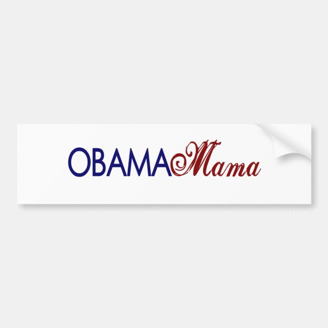 Adesivo Para Carro Mama de Obama (Frente)