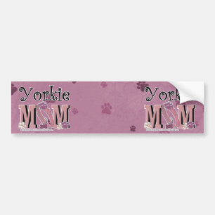 Adesivo Para Carro MAMÃ de Yorkie