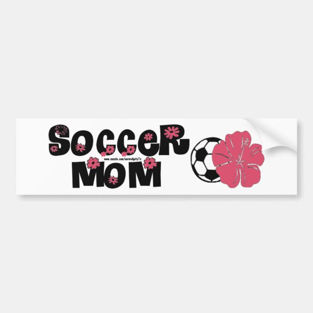 Adesivo Para Carro Mamã do futebol (Frente)