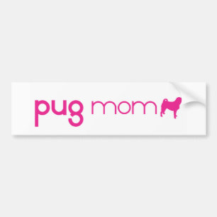 Adesivo Para Carro Mamã do Pug