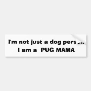 Adesivo Para Carro mama do pug