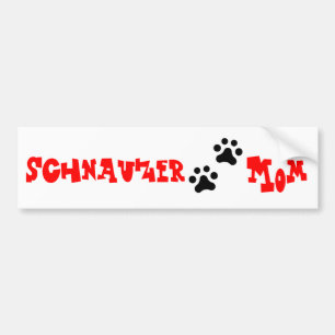 Adesivo Para Carro Mamã do Schnauzer