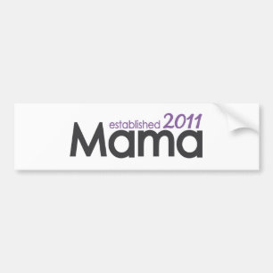 Adesivo Para Carro Mama Established 2011