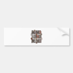 Adesivo Para Carro Mamãe de Corrida de Leopardo Engraçada Mamãe Race