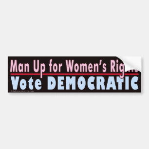 Adesivo Para Carro Man Up for Women Bumper Sticker