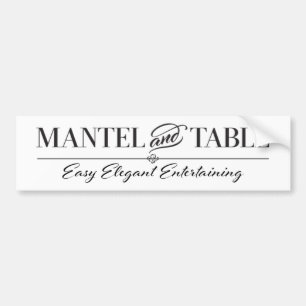 Adesivo Para Carro Manchete Elegante e Mesa