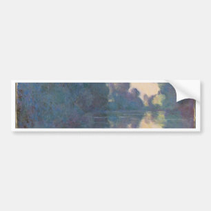 Adesivo Para Carro Manhã no Seine perto de Giverny - Claude Monet.j