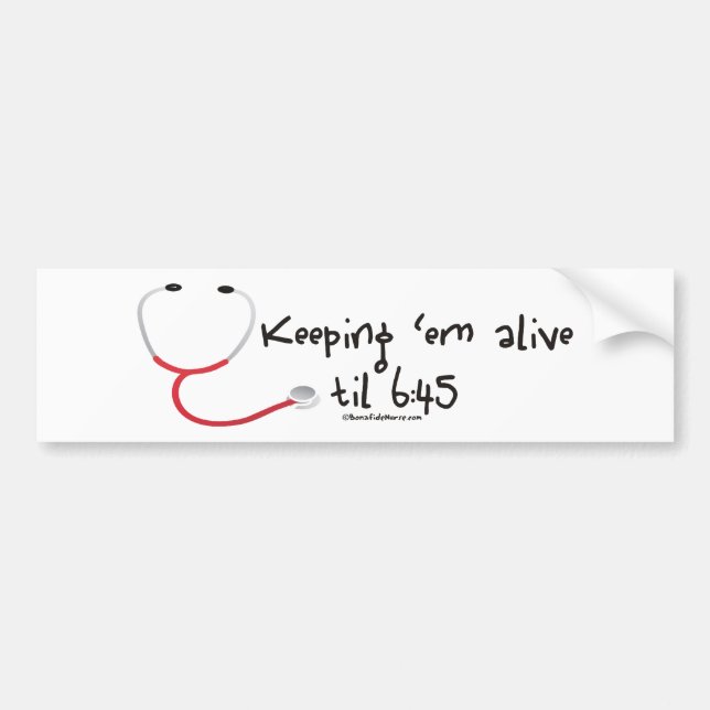 Adesivo Para Carro Mantendo o em vivo até o 6:45 (Frente)