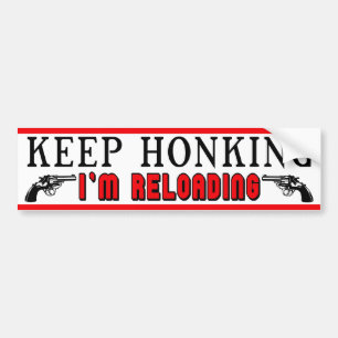 Adesivo Para Carro Mantenha Honking