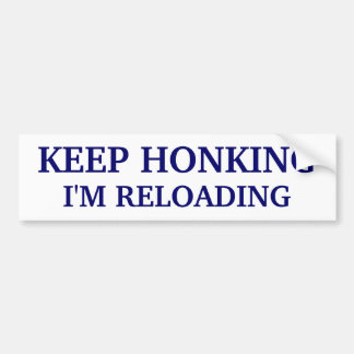 Adesivo Para Carro Mantenha Honking - eu estou recarregando