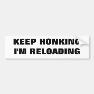 Adesivo Para Carro Mantenha-me Honking estão recarregando o clássic