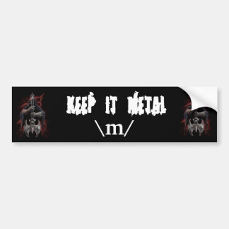 Adesivo Para Carro Mantenha-o metal