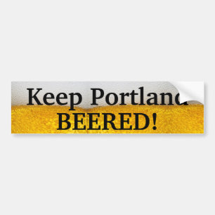 Adesivo Para Carro Mantenha Portland BEERED (ii)!