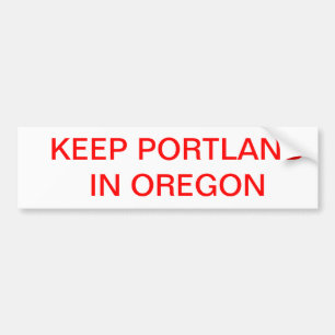 Adesivo Para Carro Mantenha Portland em Oregon