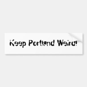 Adesivo Para Carro Mantenha Portland estranho!