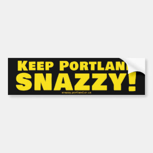 Adesivo Para Carro Mantenha Portland Snazzy!