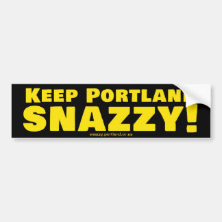 Adesivo Para Carro Mantenha Portland Snazzy!