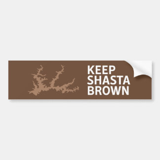 Adesivo Para Carro Mantenha Shasta Brown