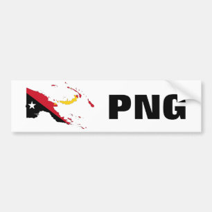 Adesivo Para Carro Mapa da bandeira de Papuá-Nova Guiné & png