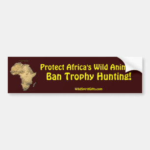 Adesivo Para Carro Mapa da série de ÁFRICA