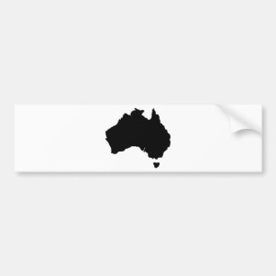 Adesivo Para Carro Mapa de Austrália