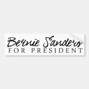 Adesivo Para Carro Máquinas de lixar de Bernie para o presidente